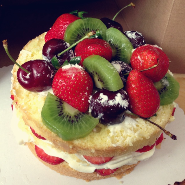 裸蛋糕之奶油巧克力戚风