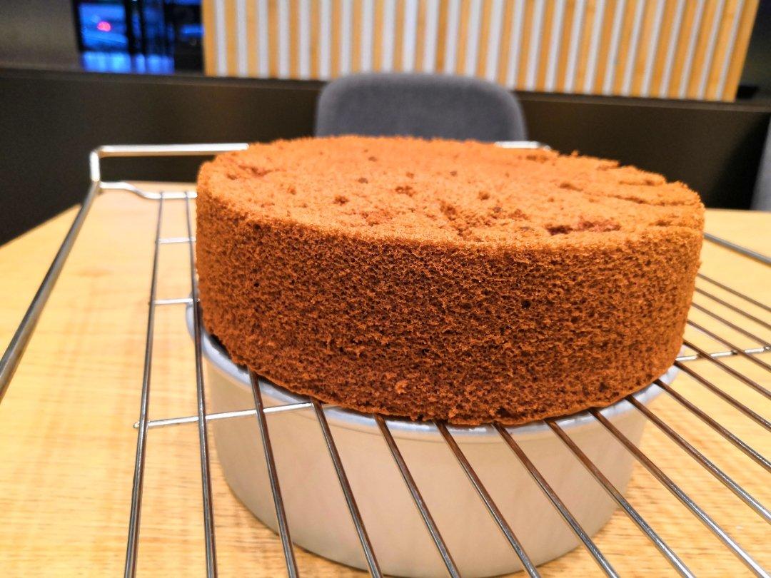8寸可可戚风蛋糕