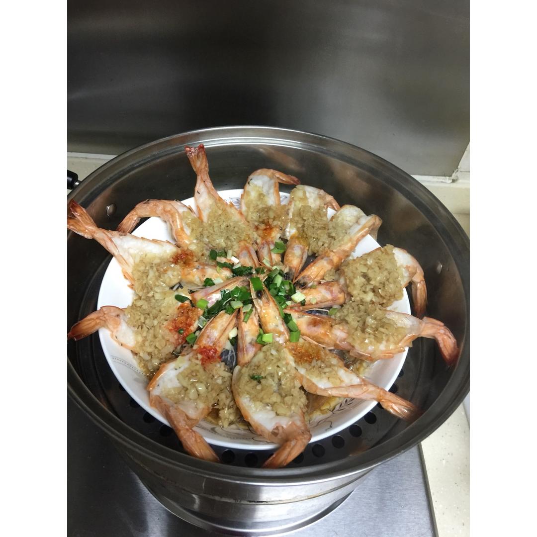 蒜蓉粉丝蒸虾