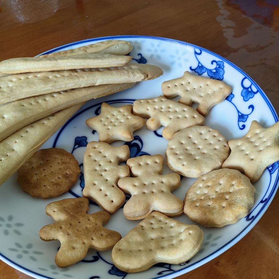 无糖香葱饼干【宝宝辅食】