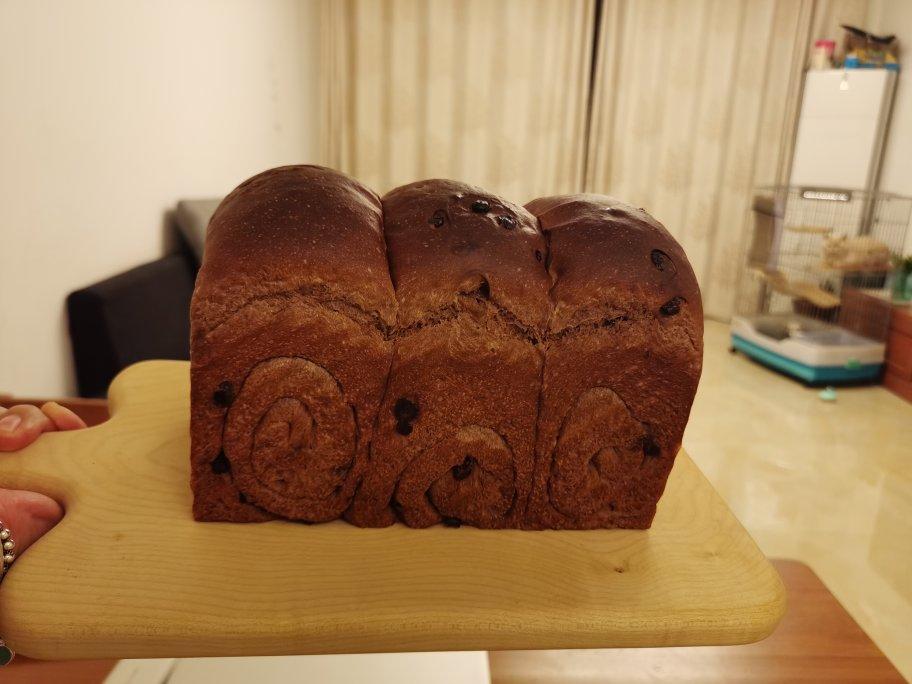 奶油巧克力吐司