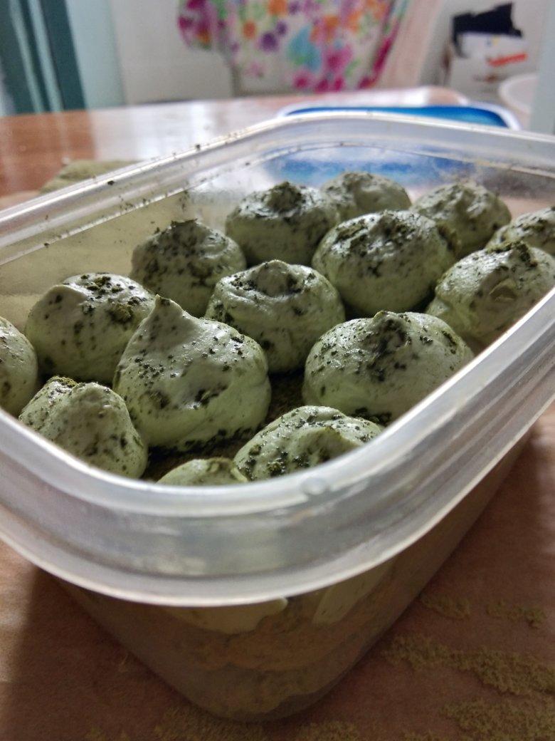 和风抹茶盒子蛋糕