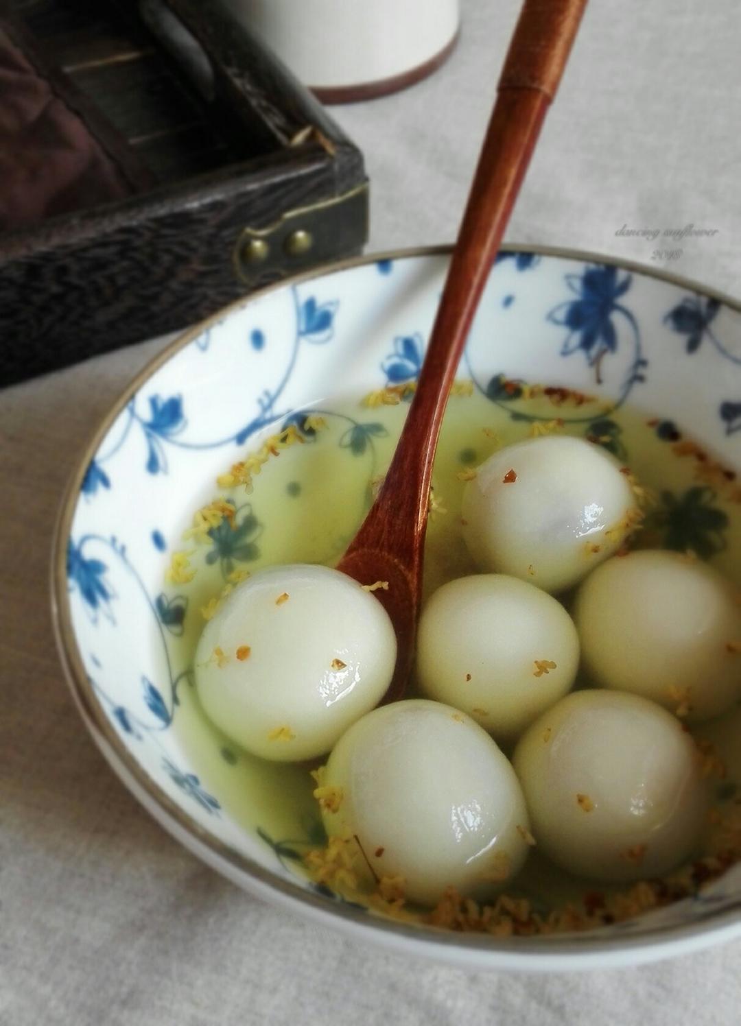 跳舞的向日葵做的巧克力馅汤圆 生巧版 好吃到尖叫