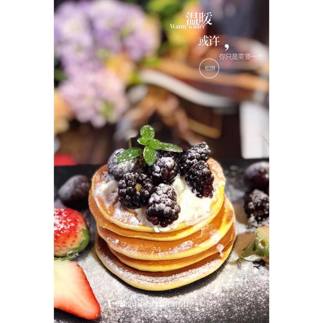 无糖无油健康早餐香蕉松饼