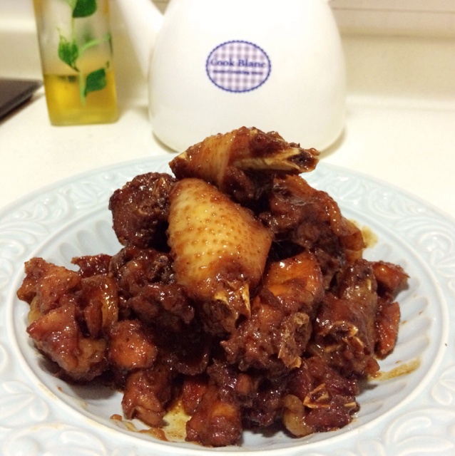 电饭锅版三杯鸡