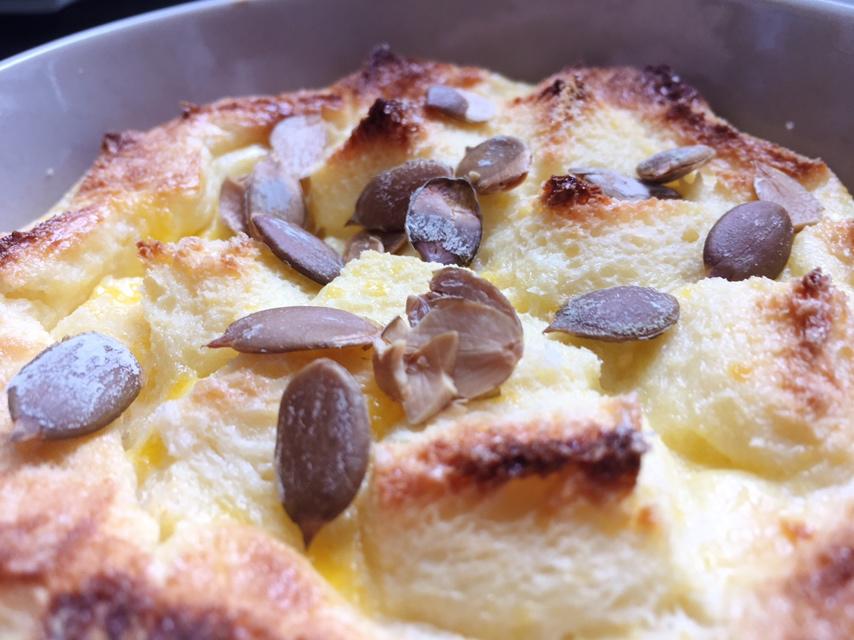 牛奶吐司鸡蛋布丁（失败吐司的归处）