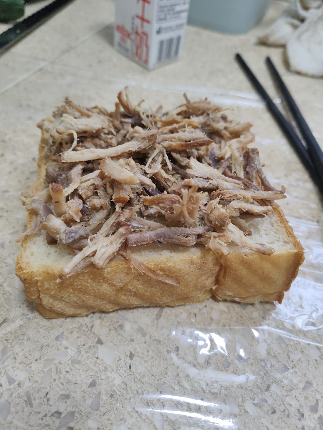 纯奶手撕吐司的做法 步骤1