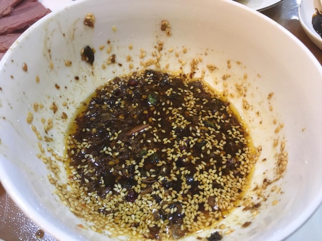 酱牛肉香辣蘸料