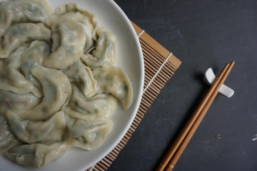 荠菜鲜肉饺子