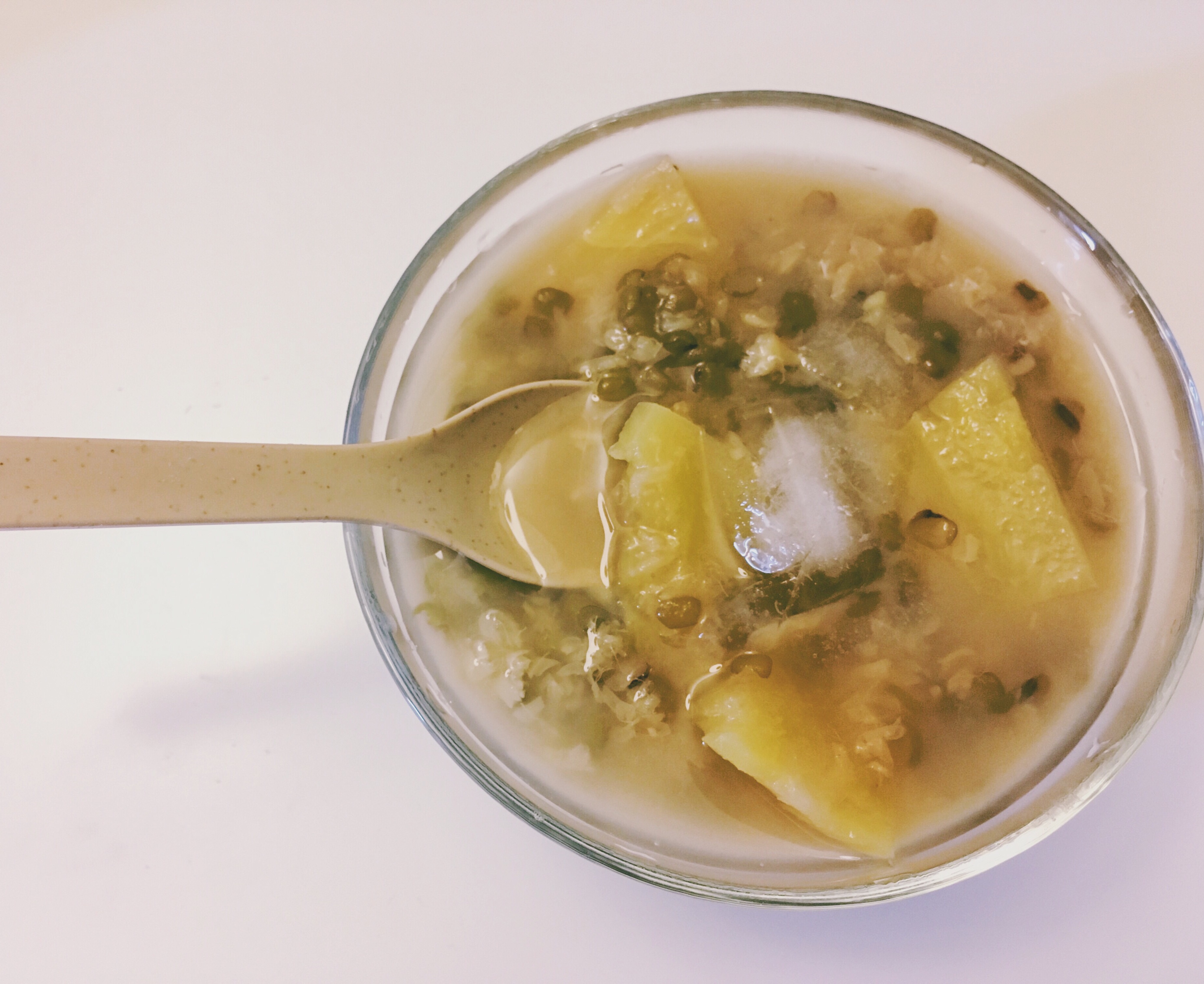 凤梨绿豆消暑汤的做法
