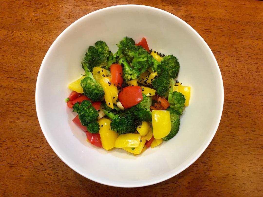 chengchenf做的彩椒西兰花