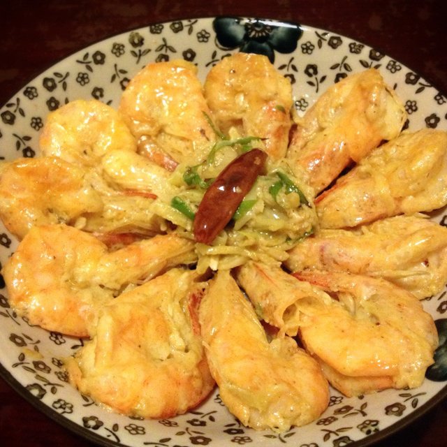 奶油老虎虾