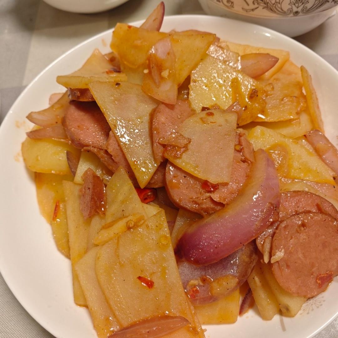 洋葱炒土豆片