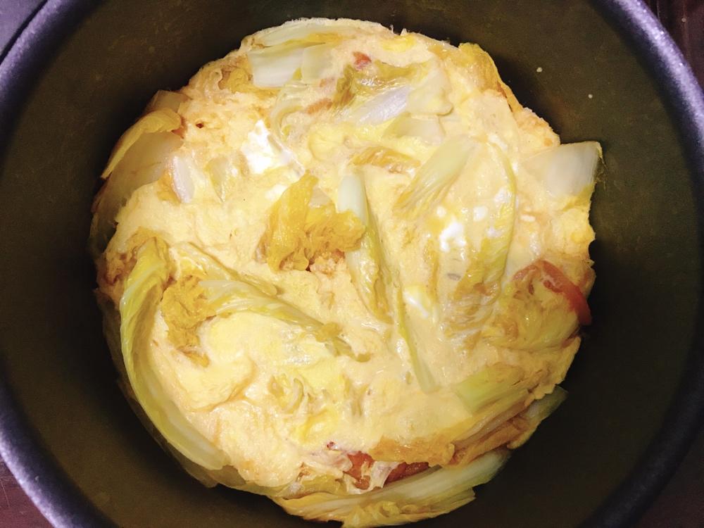 娃娃菜番茄焖蛋