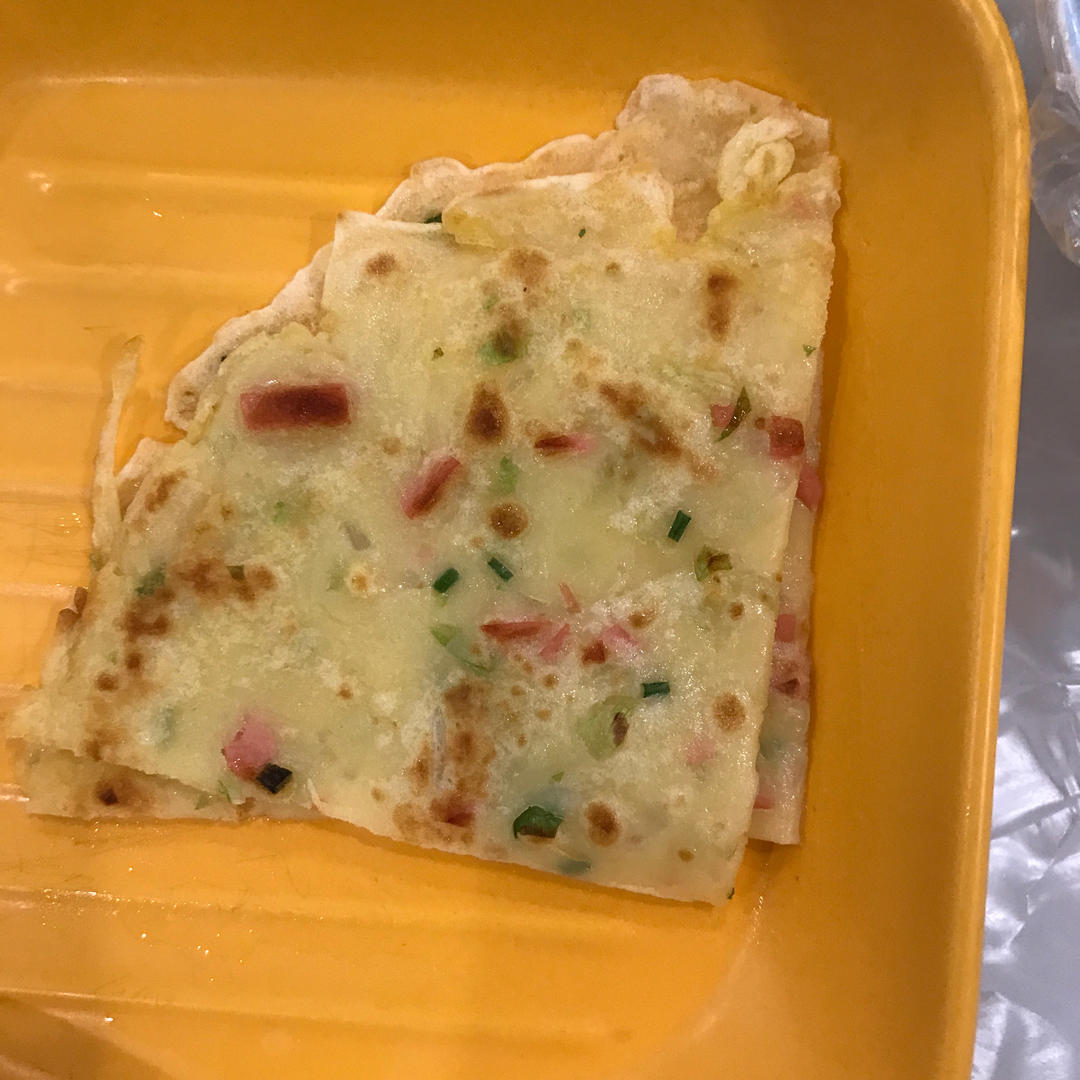 简单快手蔬菜鸡蛋煎饼