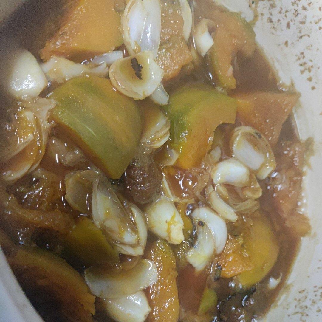 南瓜百合润肺止咳汤