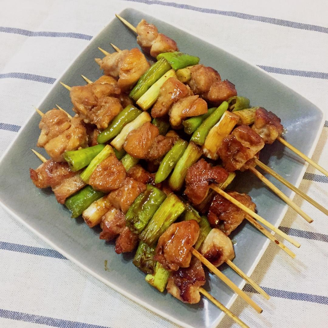 日式居酒屋 葱香鸡肉串 Chicken Teriyaki Skewers