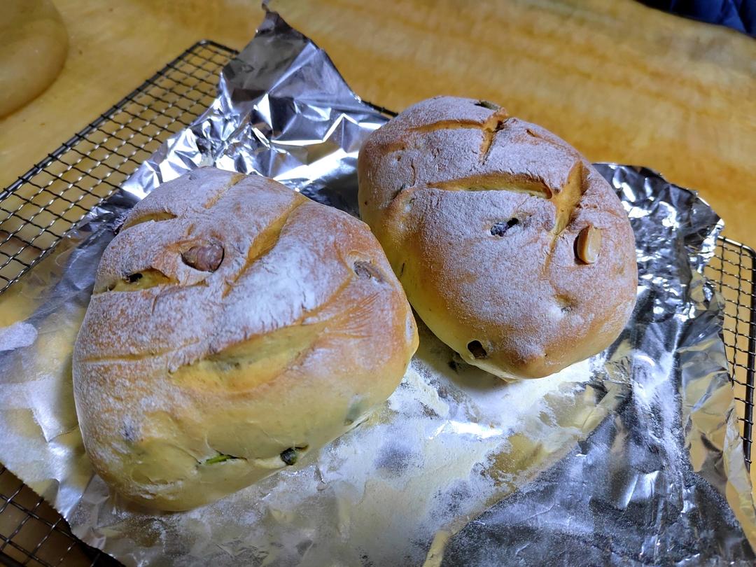 全麦坚果包软欧包