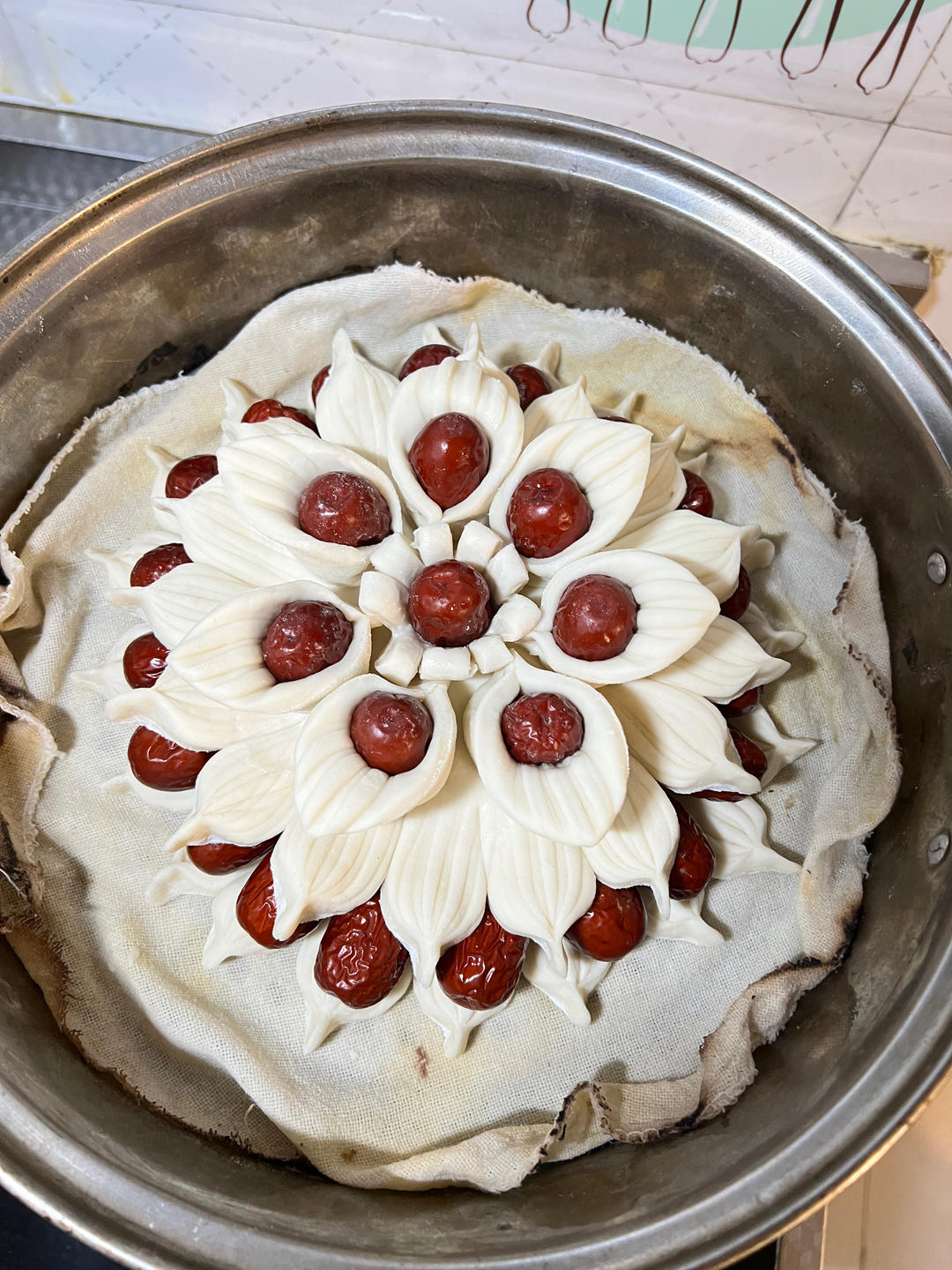 花馍馍②——金儿枣花馍