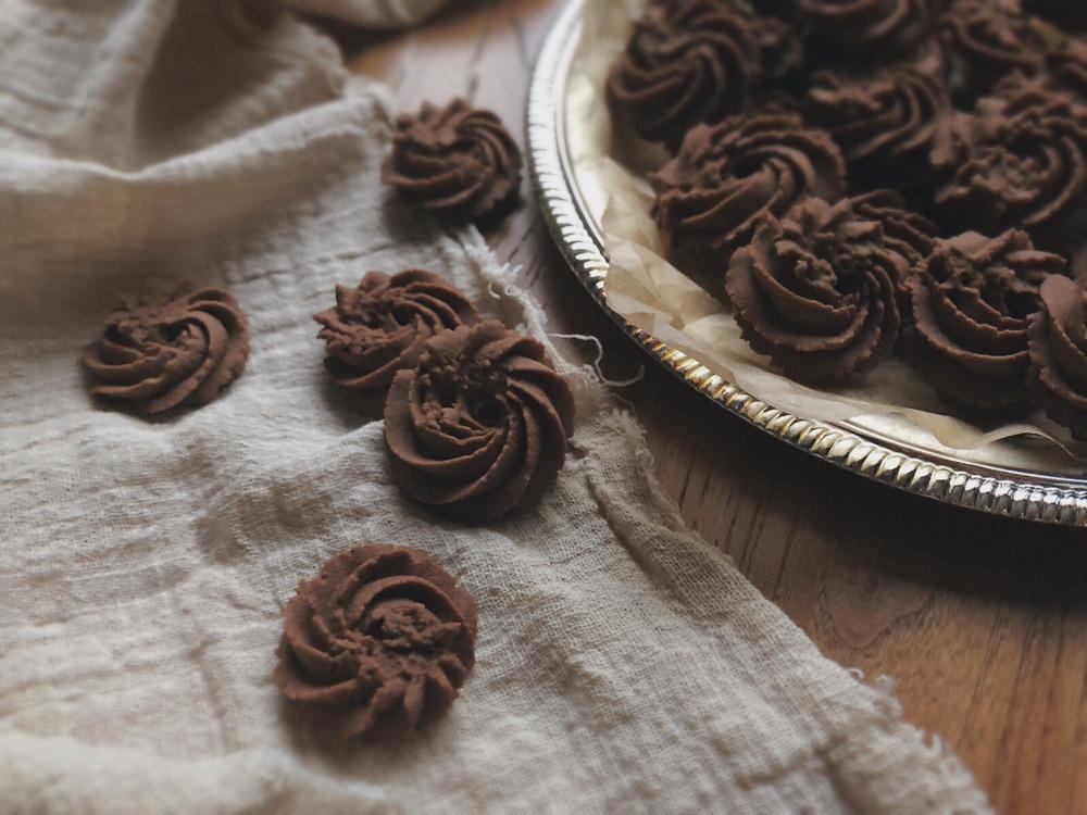 零失败花纹超级立体的黄油曲奇