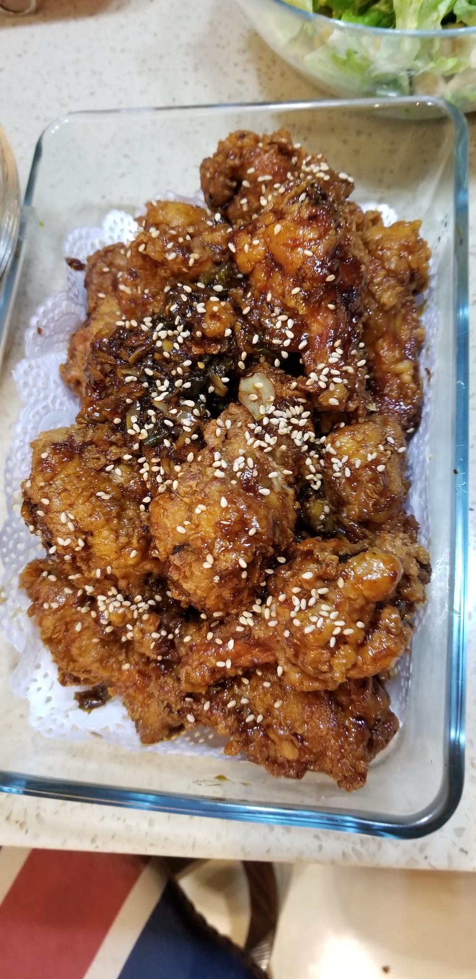 韩式酱蒜炸鸡的做法