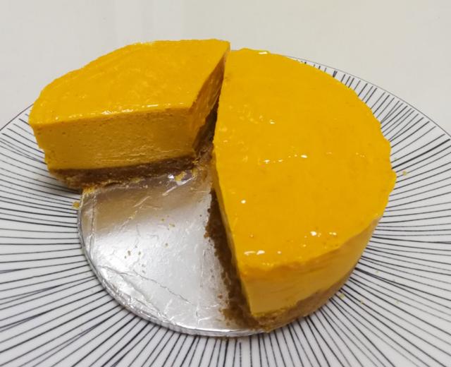 咸蛋黄南瓜重芝士蛋糕(懒人版)的做法