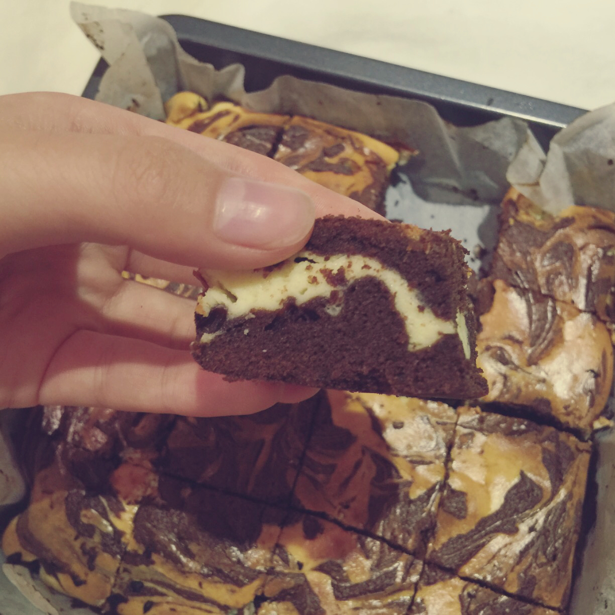 芝士布朗尼蛋糕 Cream Cheese Brownie