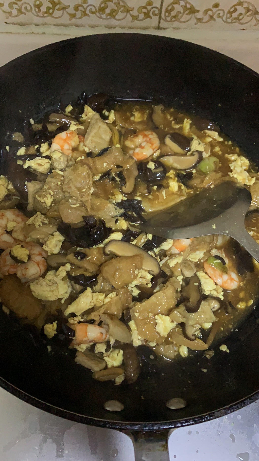 天津三鲜打卤面