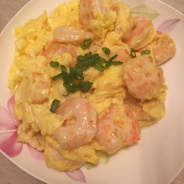 虾仁滑蛋