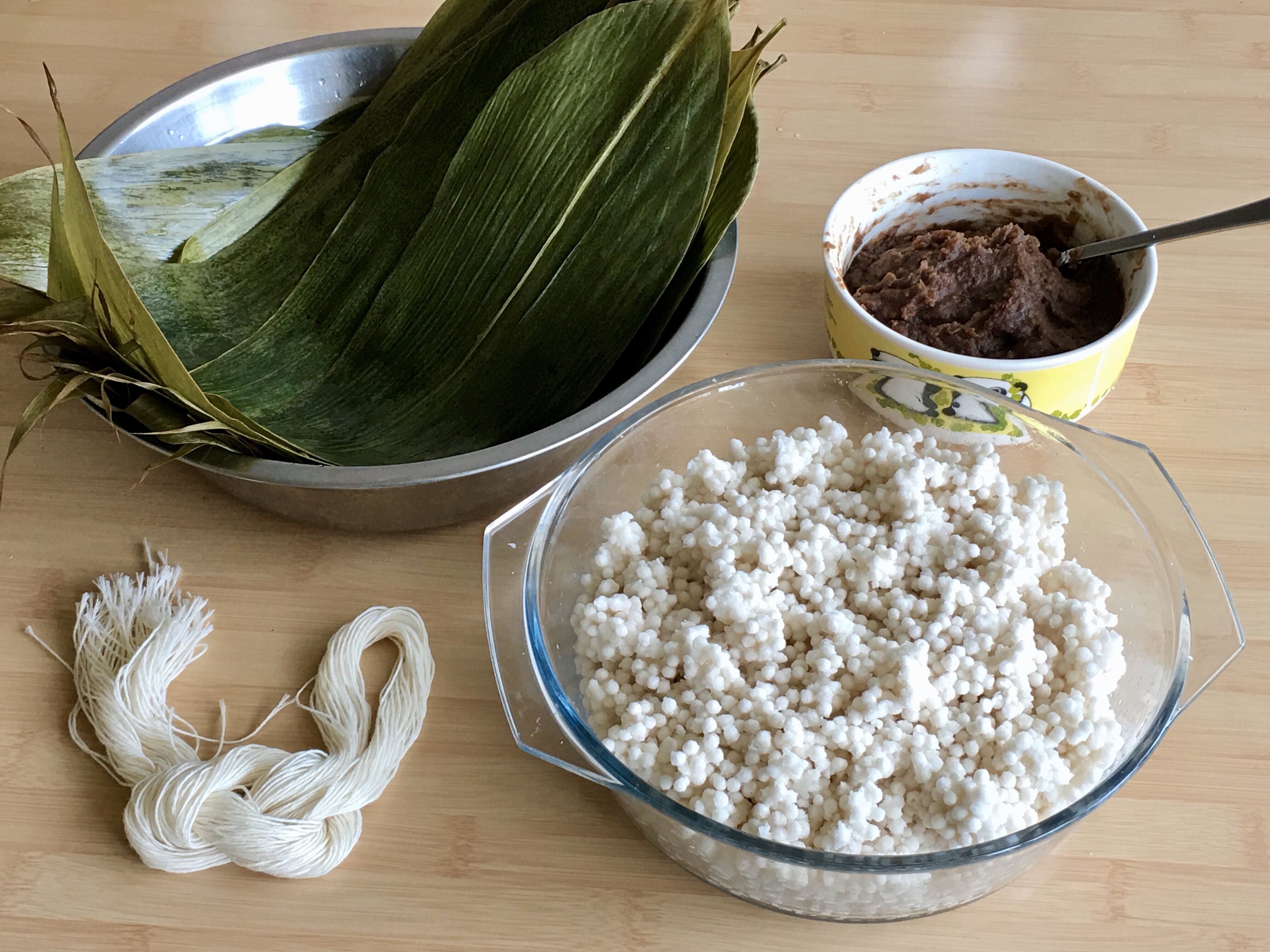 西米豆沙水晶粽的做法 步骤5