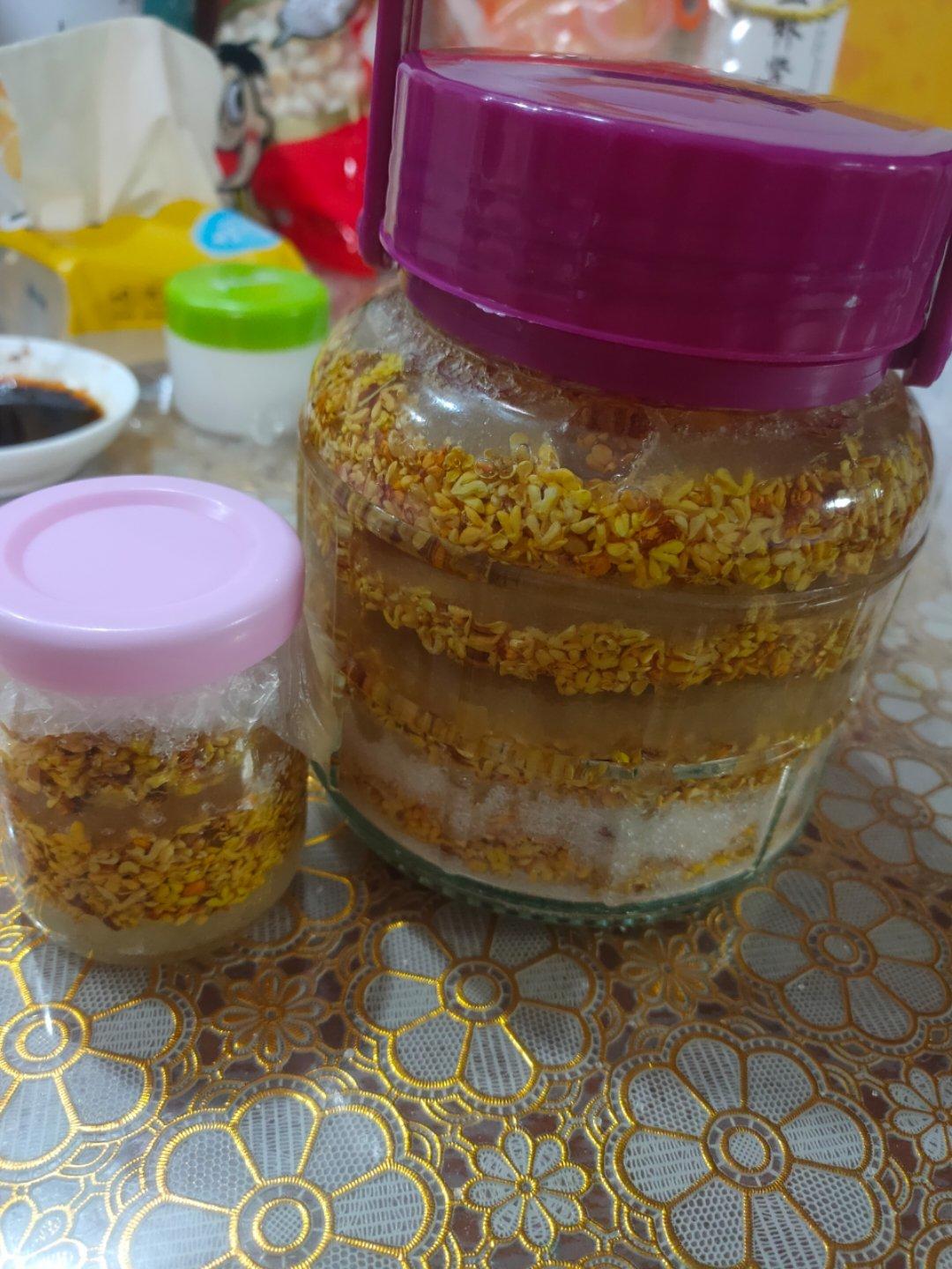 糖桂花（最简单成功率最高腌制出鲜花不变色）