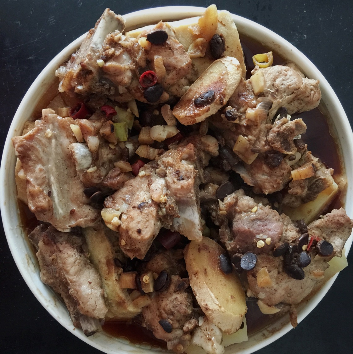 豉椒蒸土豆排骨