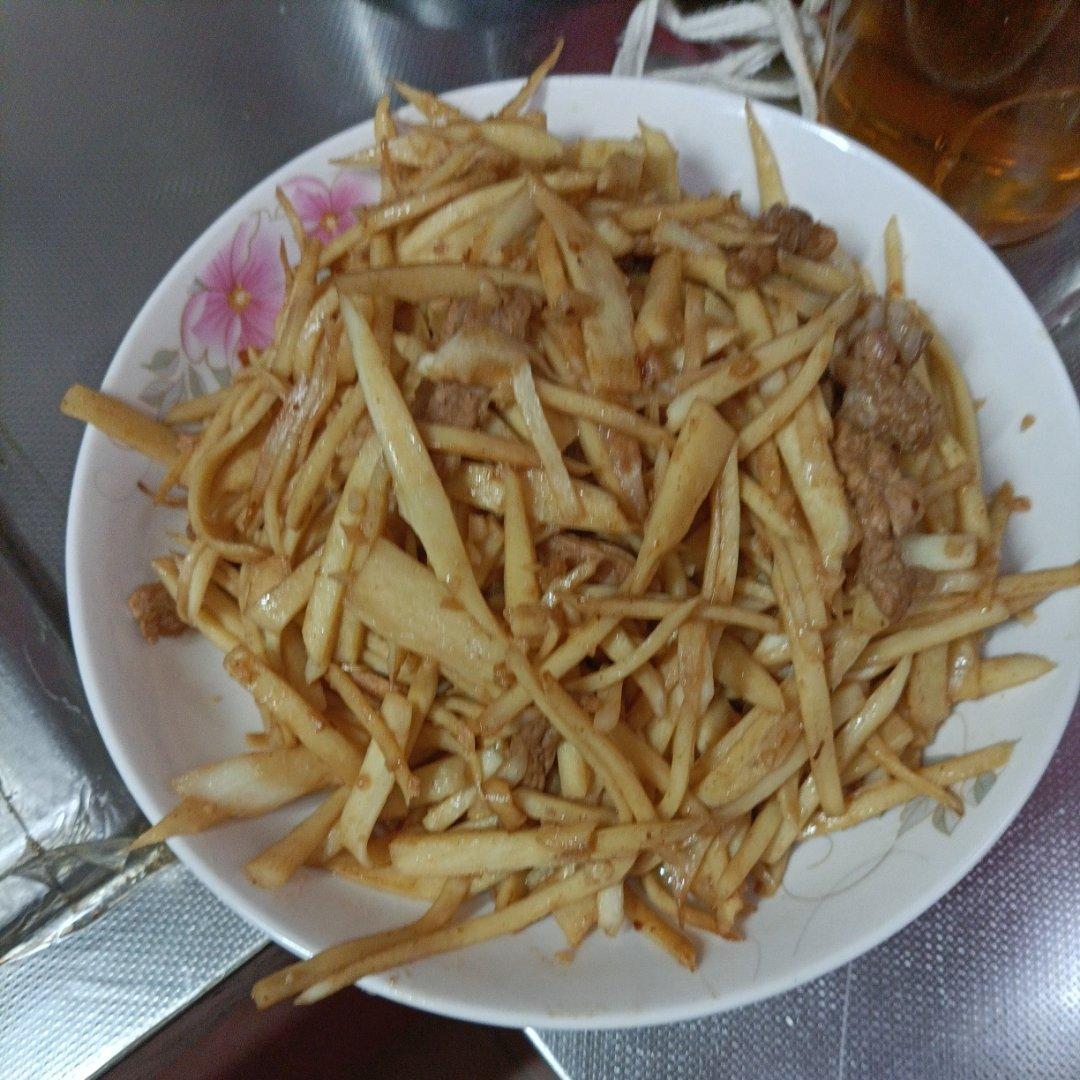 茭白肉丝