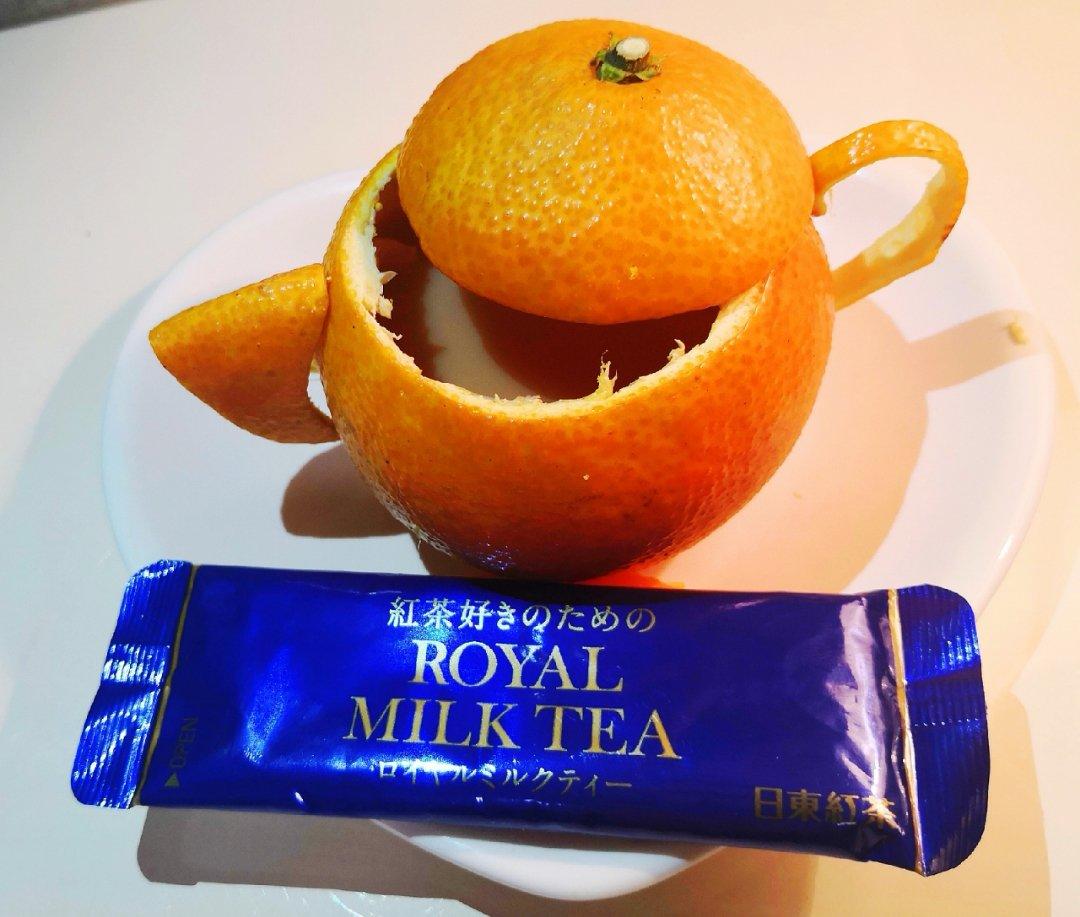 超萌的橙子茶壶