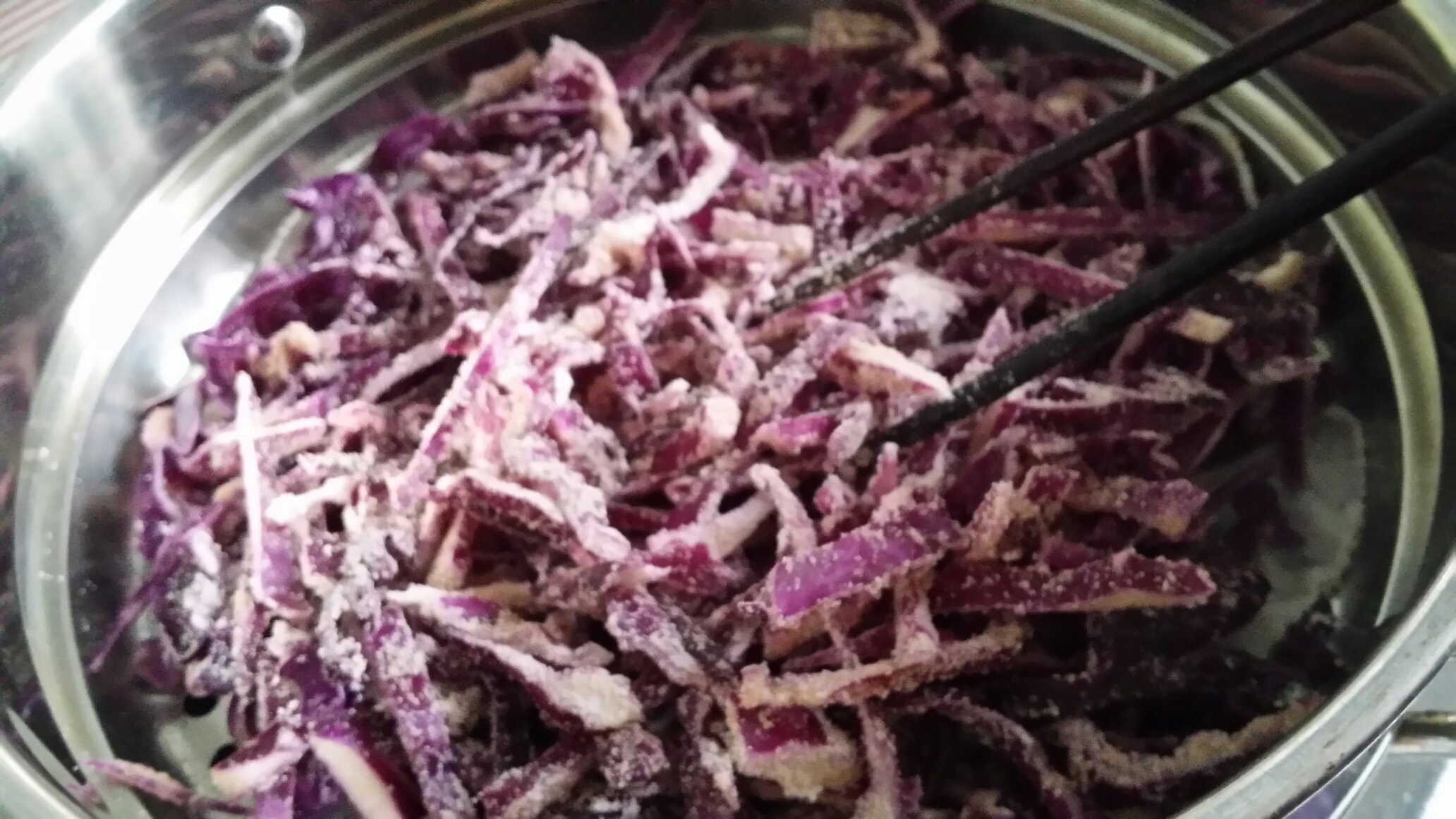蒸菜: 紫甘蓝的做法 步骤3