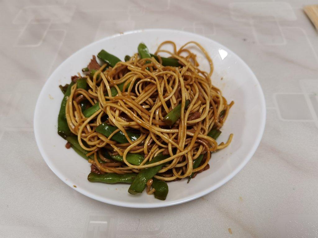 地道老北京扁豆焖面 豆角焖面 太好吃小心吃撑哦