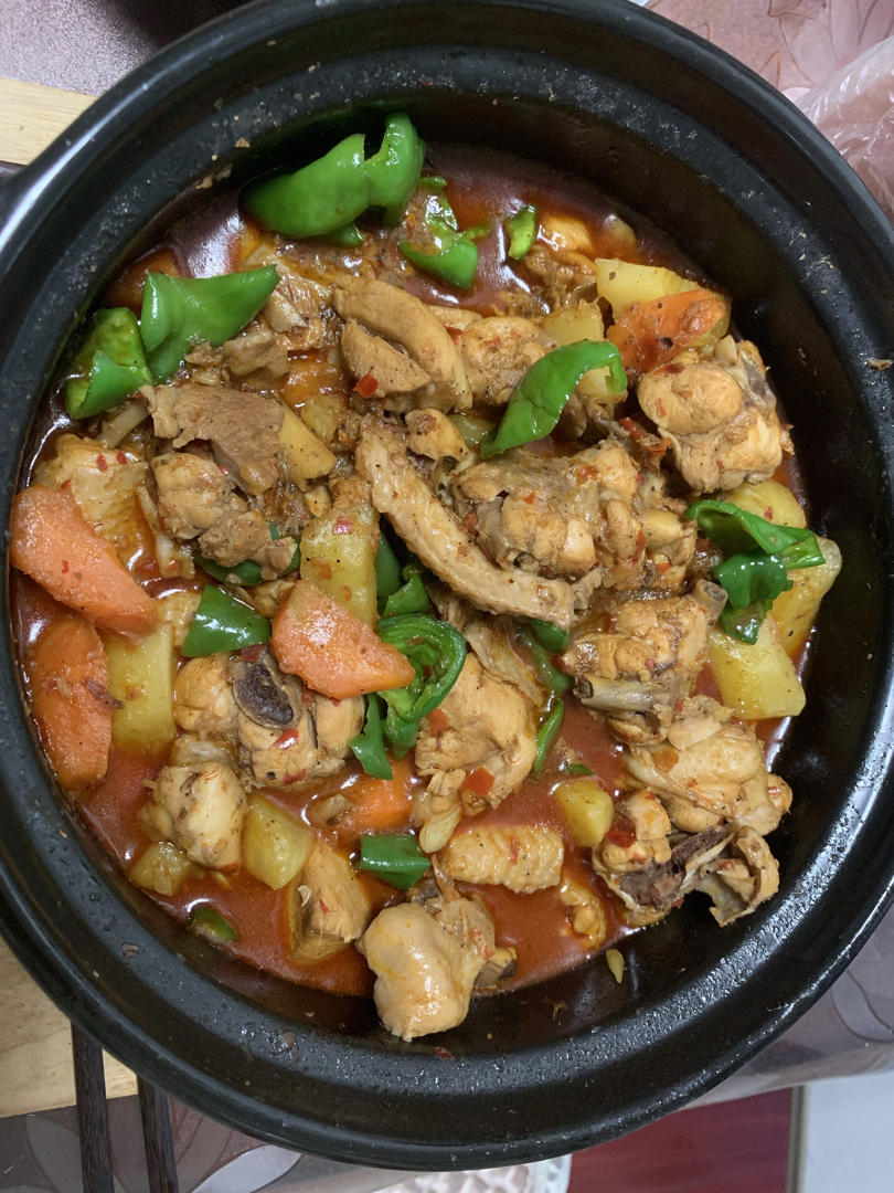 新疆特色大盘鸡（附加皮带面做法）