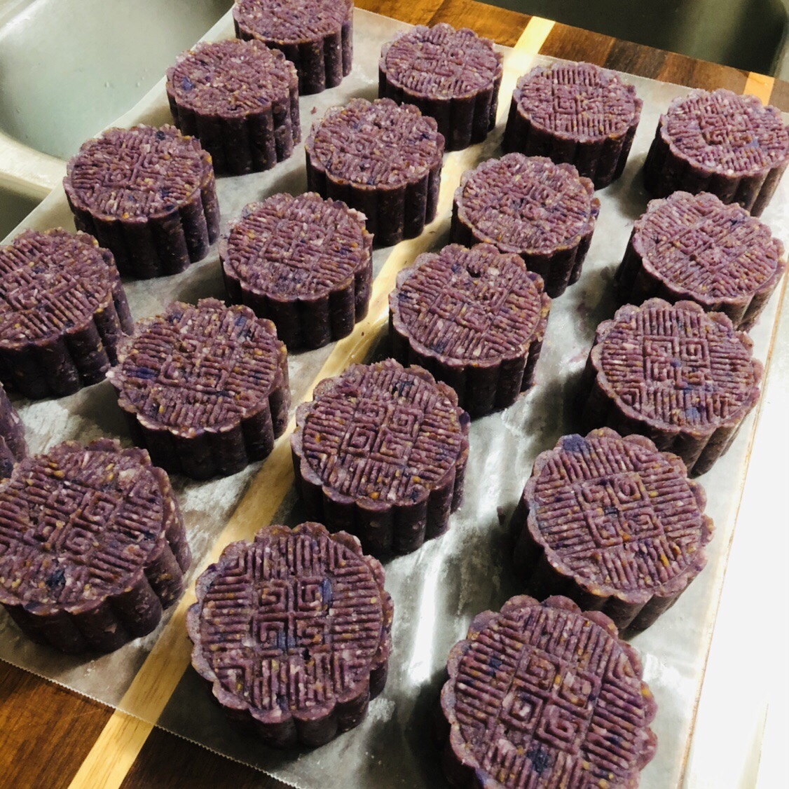 紫薯燕麦糕