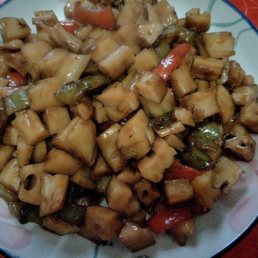 酸甜的开胃菜-  糖醋藕丁