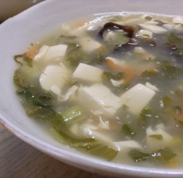 青菜豆腐汤