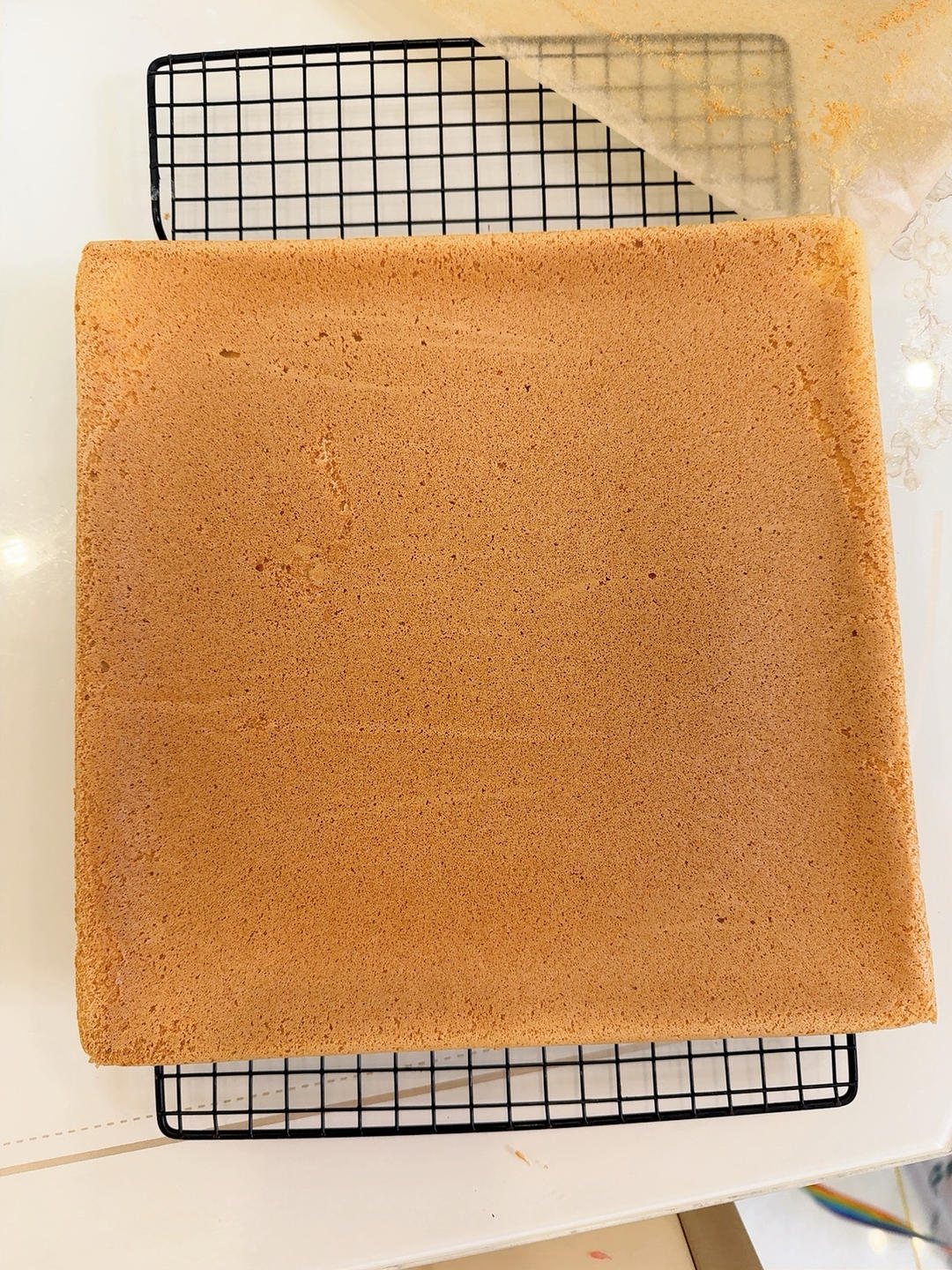 千叶纹戚风切块蛋糕