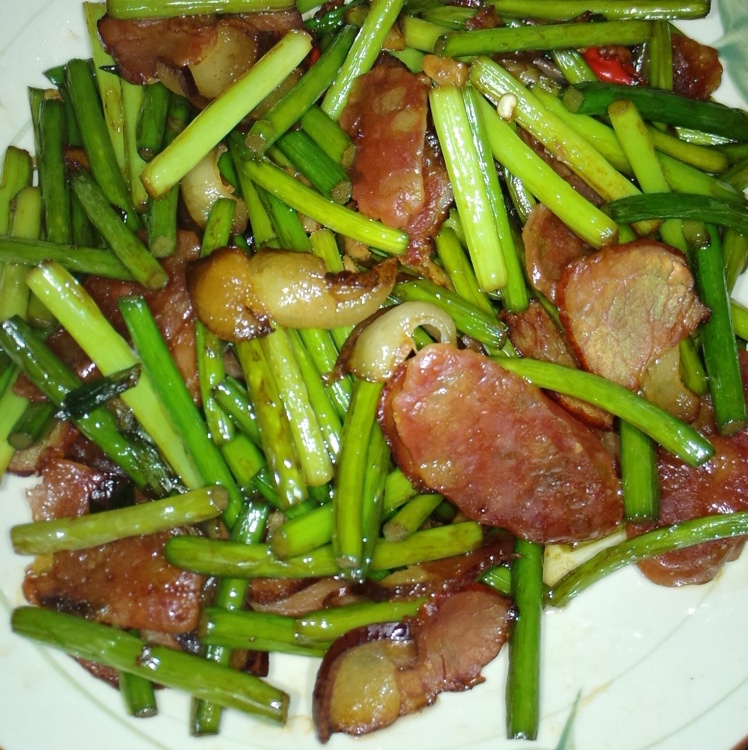 蒜薹炒腊肉