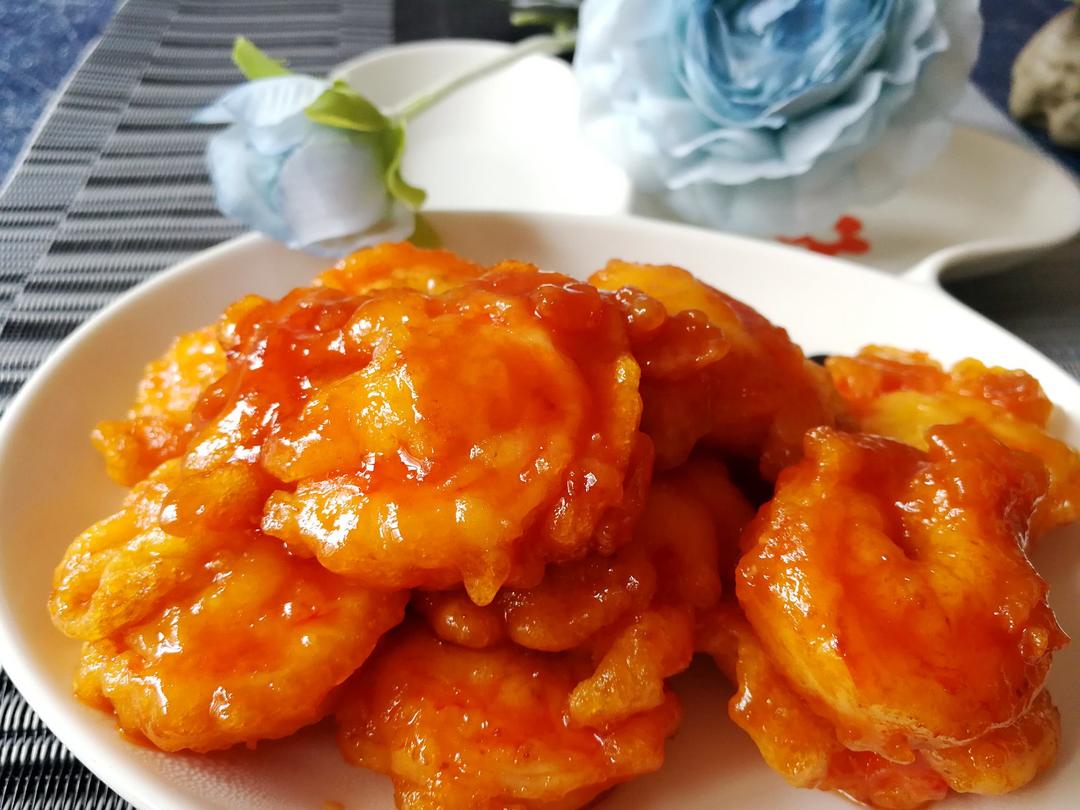 茄汁黄金虾