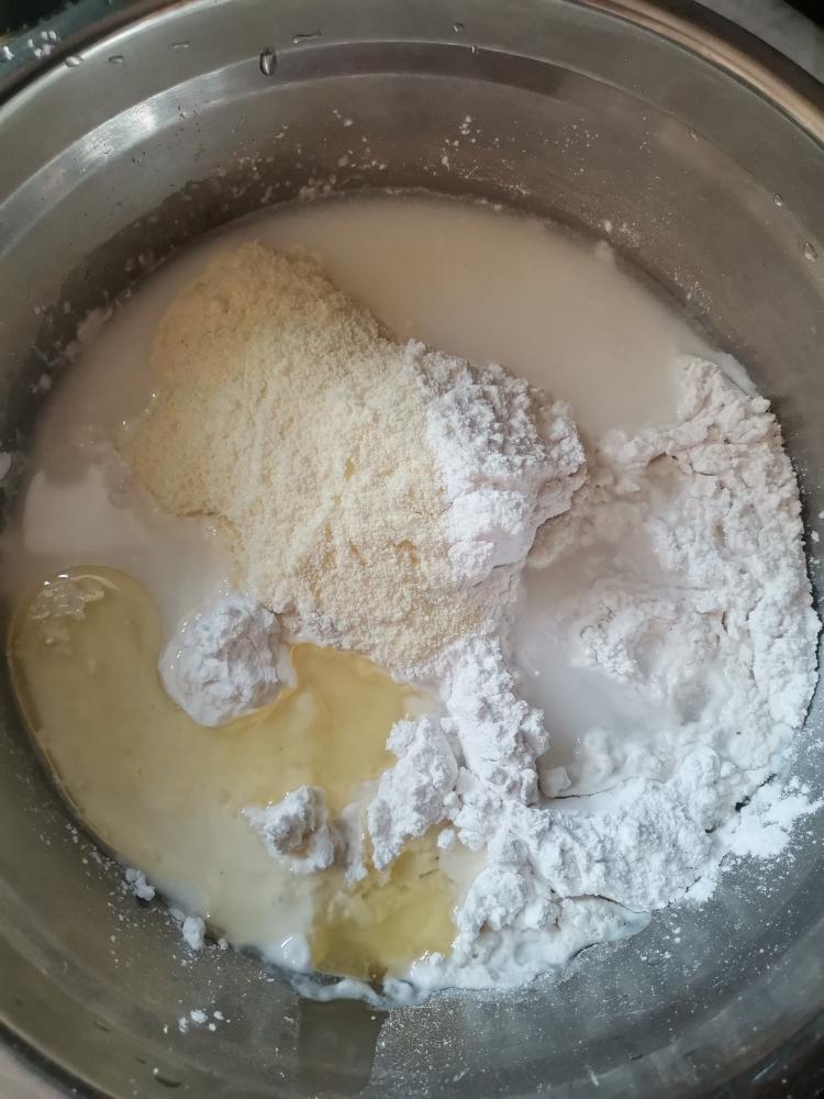 纯奶手撕吐司的做法 步骤1