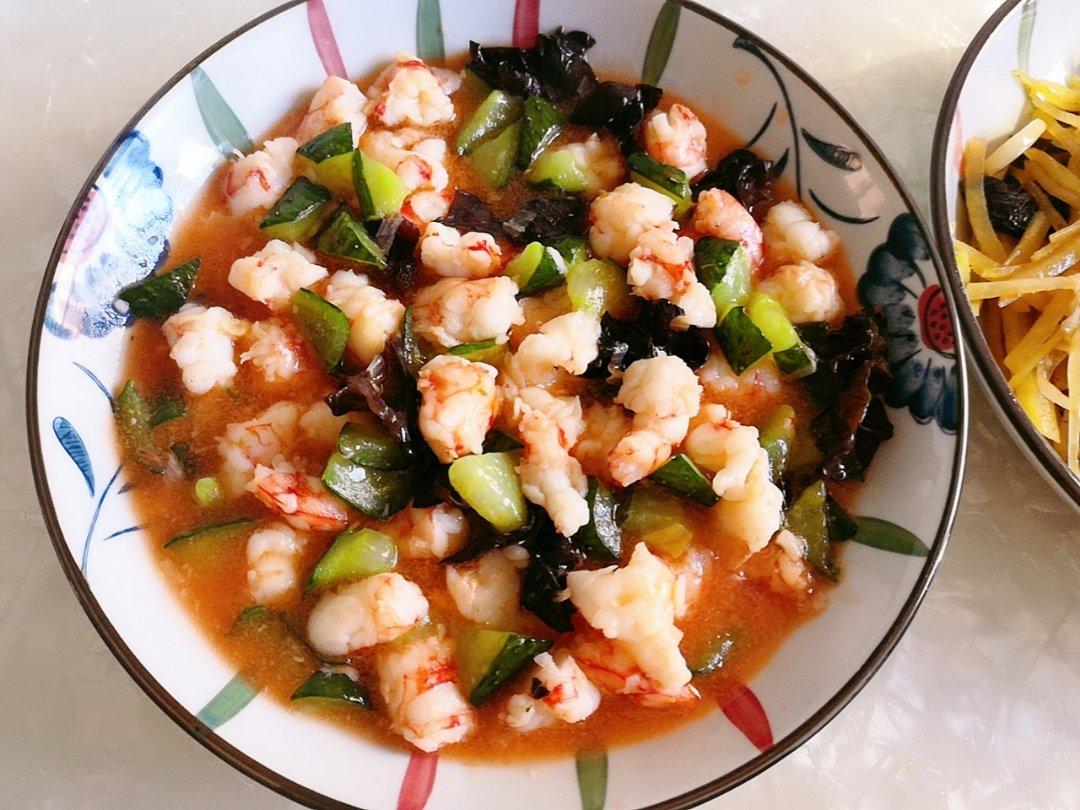 黄瓜炒虾仁