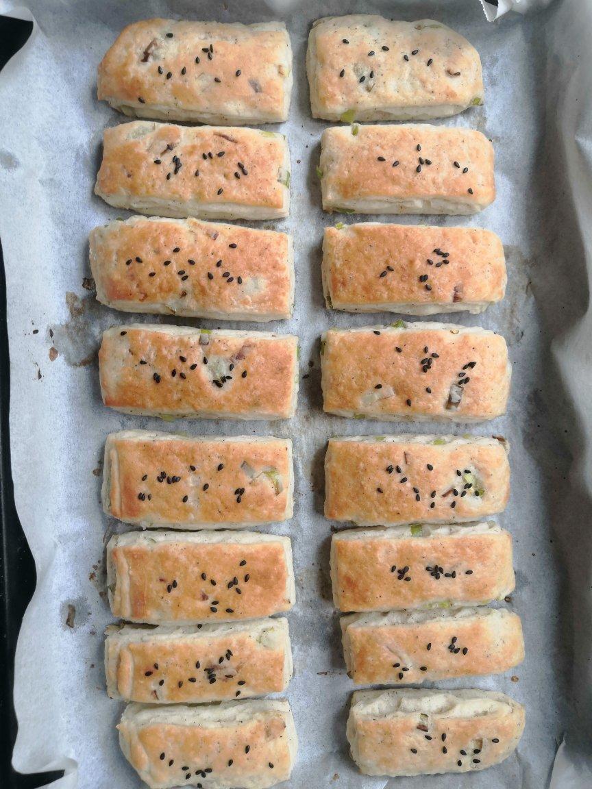椒盐千层饼（烤箱版）一次发酵 外酥里嫩