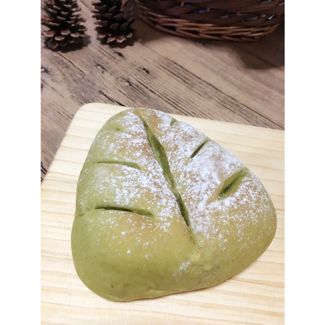 抹茶（青汁）麻薯红豆软欧