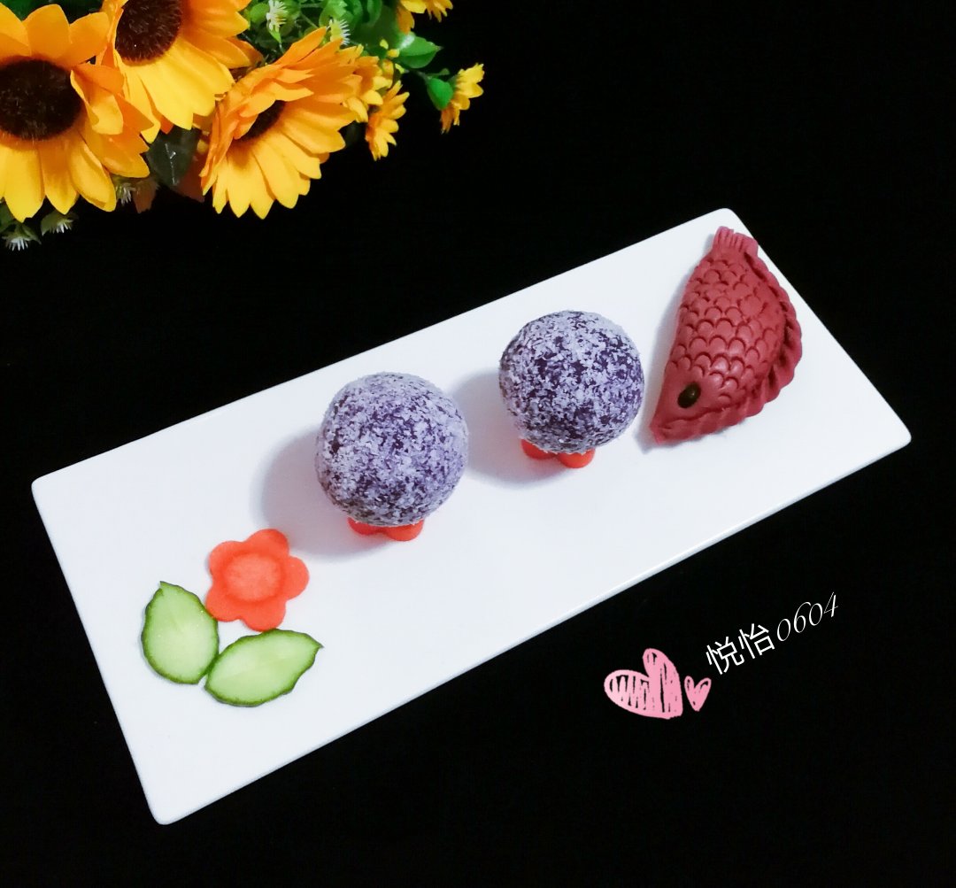 紫薯燕麦椰蓉球（健康小零食）