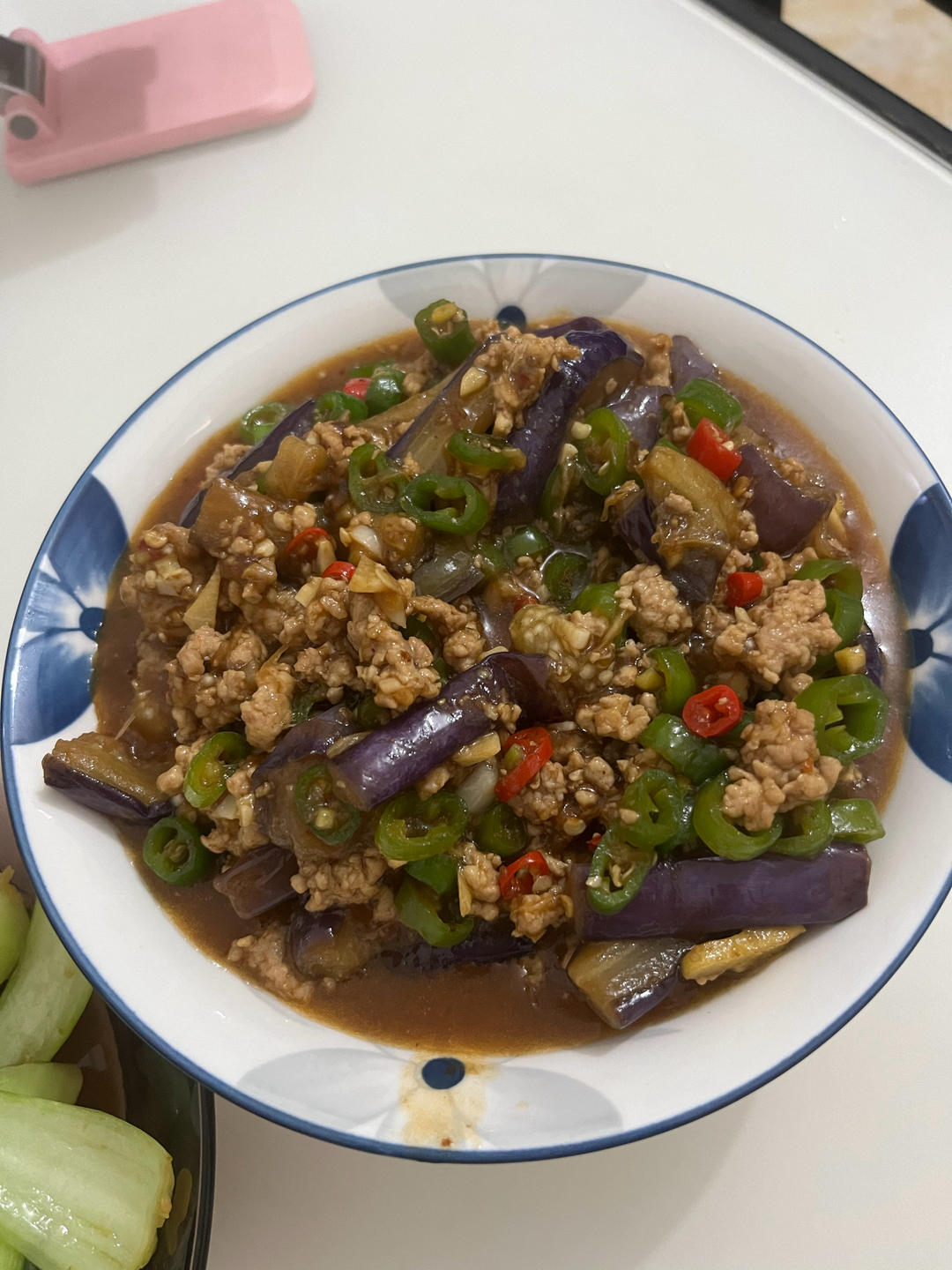 红烧肉沫茄子