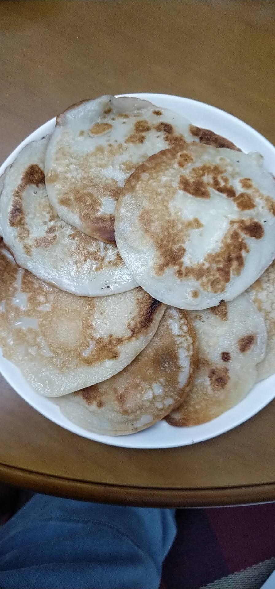 不用和面的【奶香糯米饼】